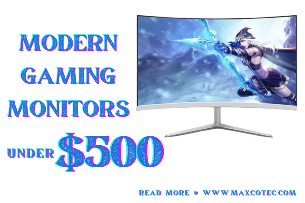White Gaming Monitor Under $500