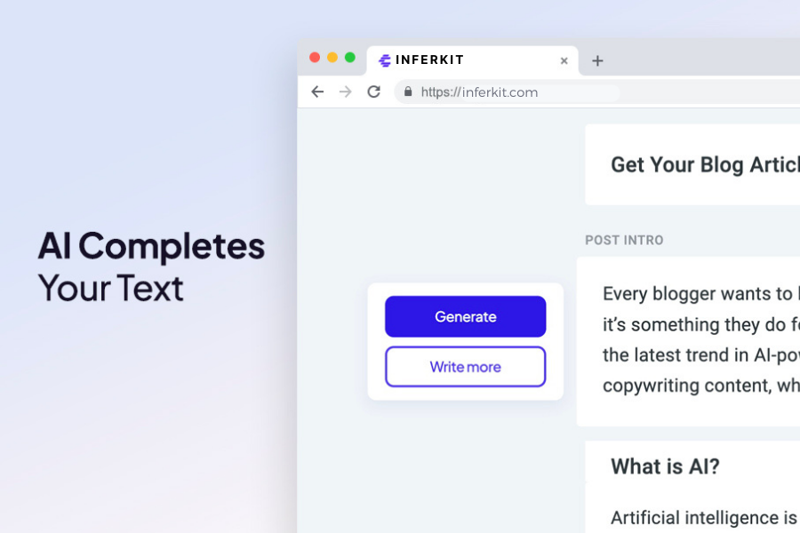 Inferkit - Best AI Text Generator in 2023