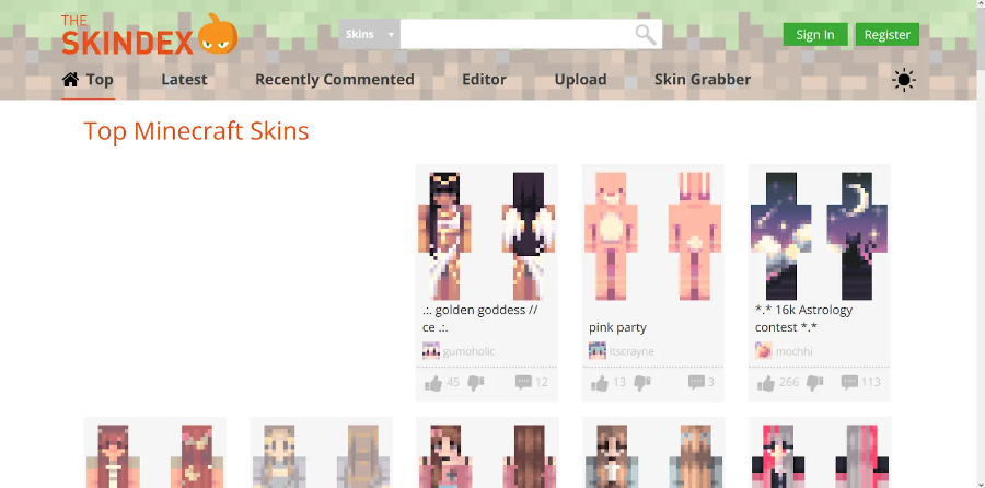 Skindex - Best Minecraft Skins Collection in 2023