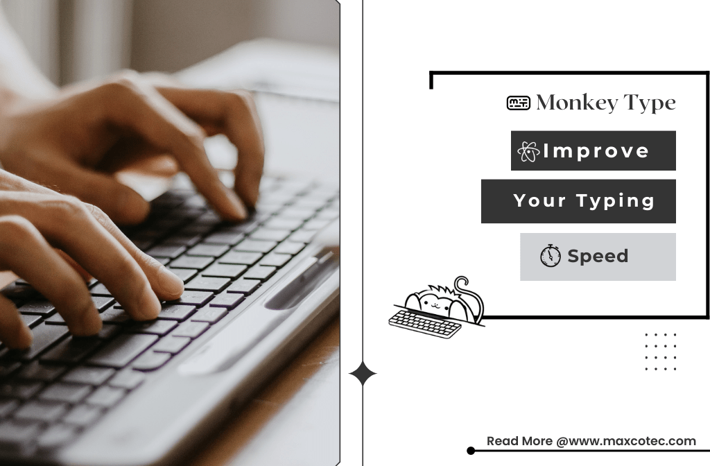 Monkey Typing On Keyboard