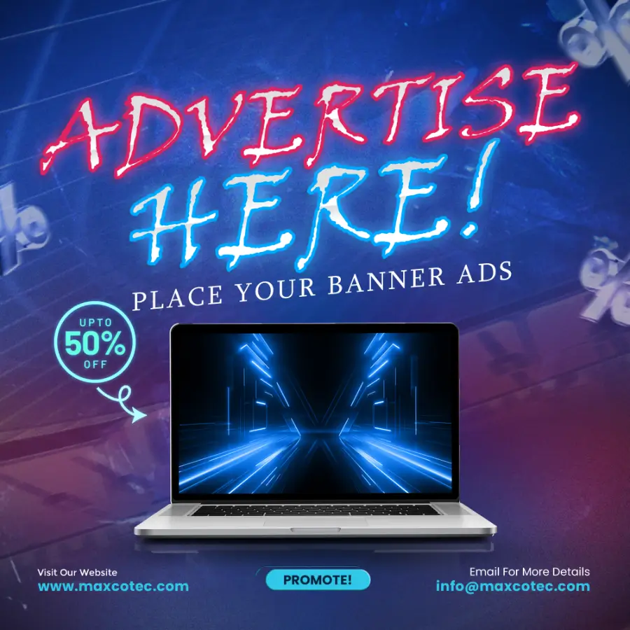 Advertise With Us - Maxcotec